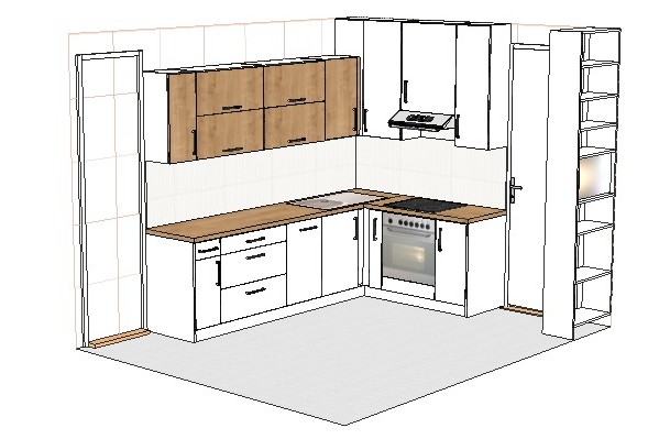 3D návrh nábytku - Domov na mieru Orava
